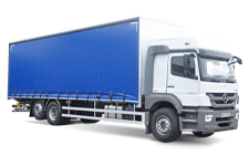 Minibus Hire Workington - 26 Tonne Curtain Side Truck - Truck hire Workington