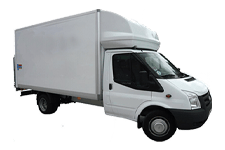 Minibus Hire Workington - Ford Luton Box Tail Lift - Van hire Workington
